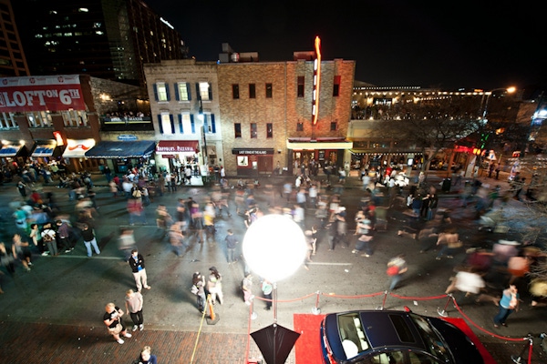 SXSW street scene by Sebastien Dehesdin