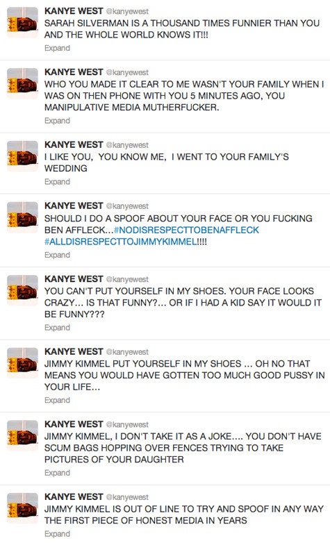 Kanye West goes on Twitter rant following Jimmy Kimmel skit | The Line of  Best Fit