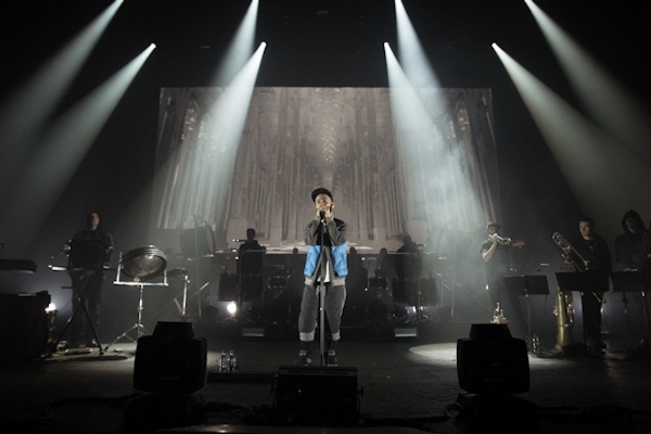 Woodkid with the BBC Concert Orchestra at Brixton Academy in London