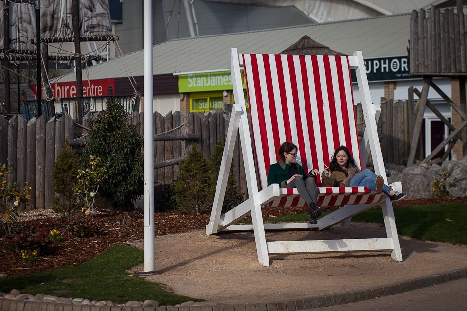 Oversized Deckchair. Every holiday camp needs one.
