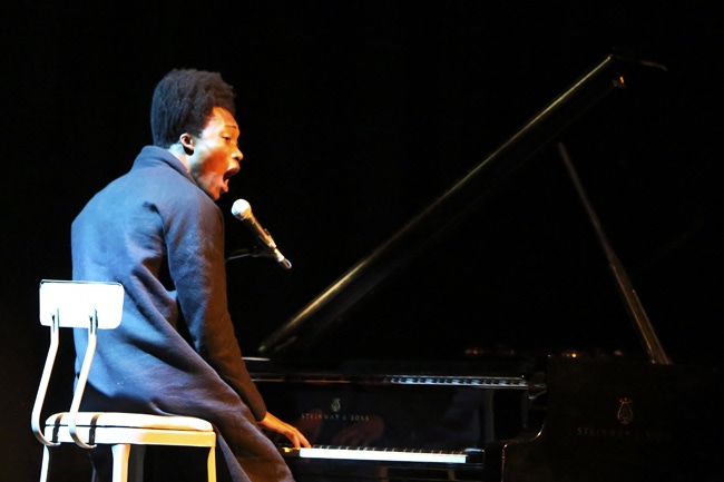 Benjamin Clementine - Purcell Room, London on 12/12/13 | Photo by Eleonora Collini