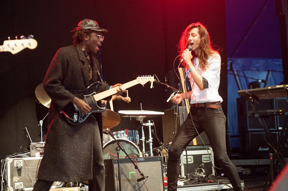 Kindness, joined on stage by Dev Hynes from Blood Orange - Laneway Festival Tent