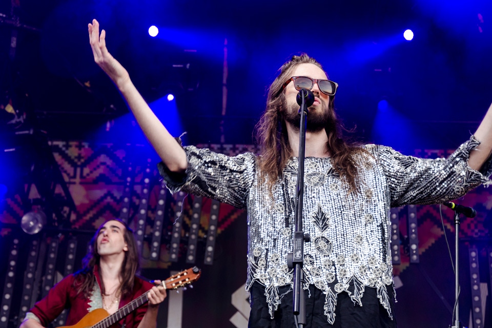 Crystal Fighters get the party going