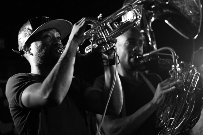 Hypnotic Brass Ensemble - King Tut\'s, Glasgow 01/07/13