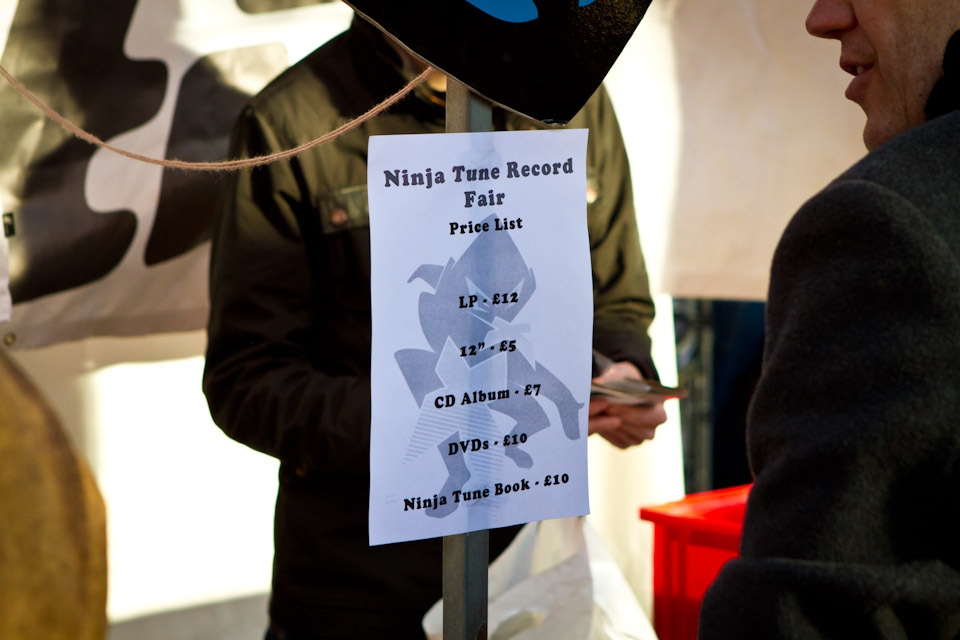 Ninja Tune stall