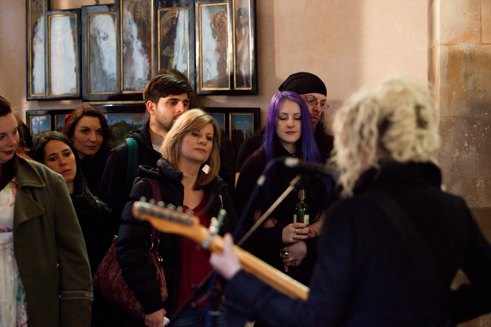 Crowd, St Michaels Church