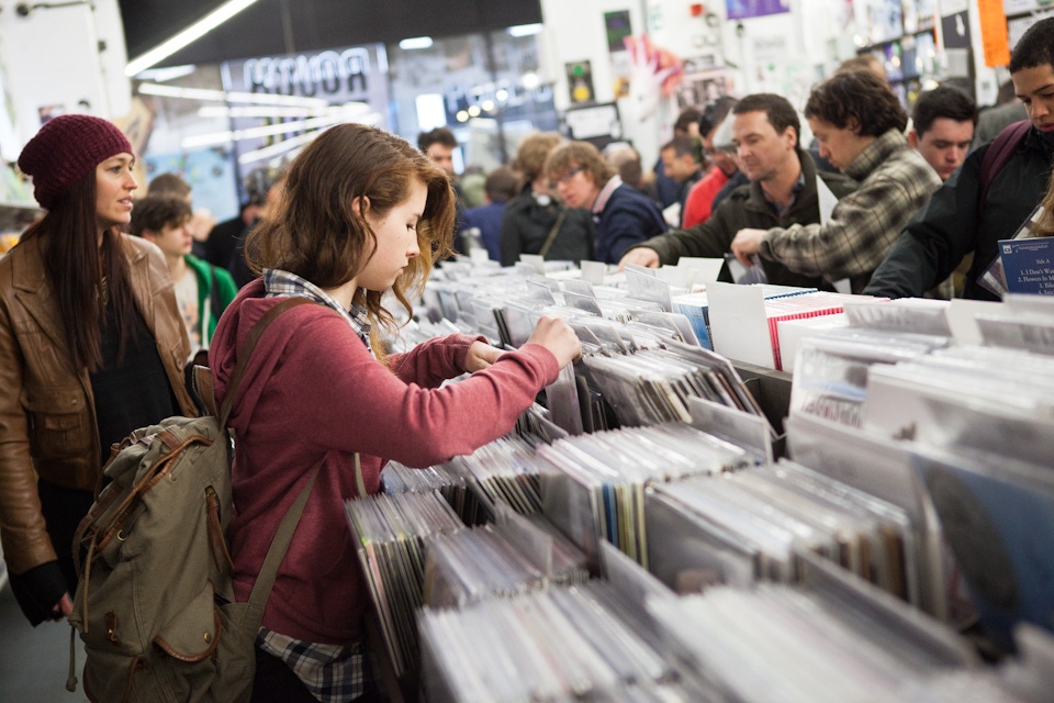 Sifting through the vinyl