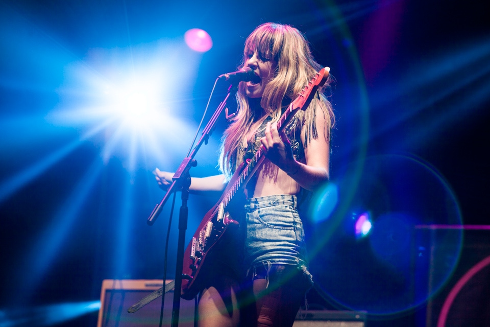 Some Deap Vally to start the day (NME Radio 1 Stage).